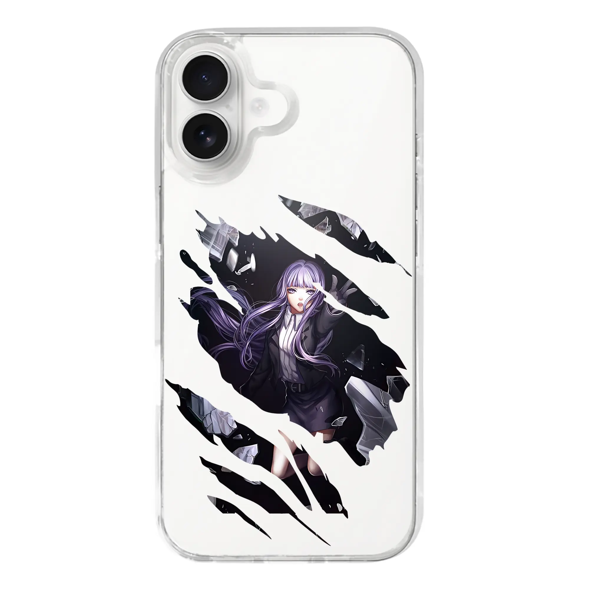 ダンガンロンパ グッズ,霧切響子 - iPhone 17シリーズ 透明スマホケース – 薄型・耐衝撃・精密フィット保護カバー